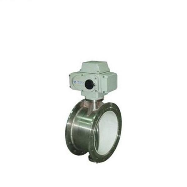 Válvula de borboleta de controle elétrico de baixa carga de aço inoxidável para indústria HVAC e geração de energia