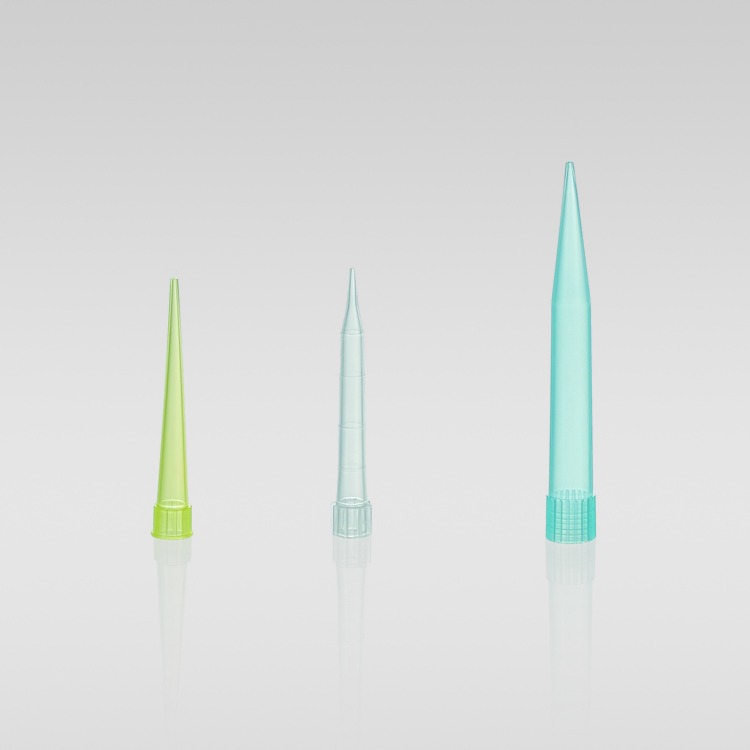 PP Material Pipette Tips 1000ul 200ul Lab Supplies Disposable Transparent Yellow Blue Pipette Tips with Filter
