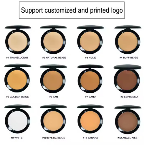 Poudre pour le visage en marque blanche, fond de teint en poudre, OEM cosmétique