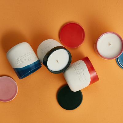 Unique Ceramic Candle Stand Customized Color And Shape Free Sample For Gift Decoration