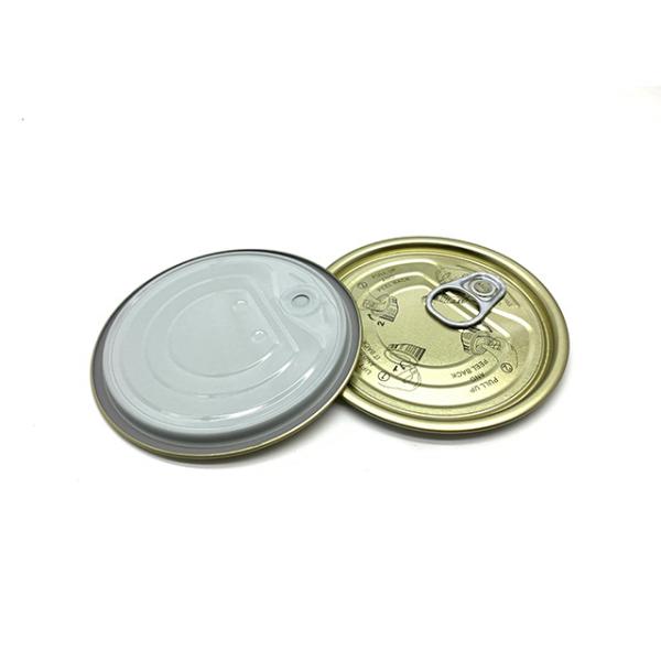 83 diameter yellow peach Tinplate/TFS  full aperture Easy Open End, BPA Free Epoxy Lacquer, Silver color