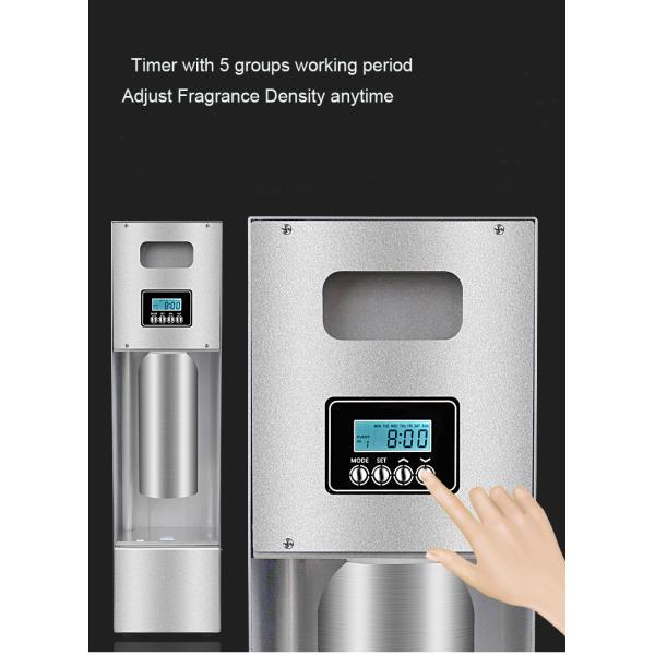 Black Metal Electric Scent Air Aroma Machine 1000ml For 1500CBM Space