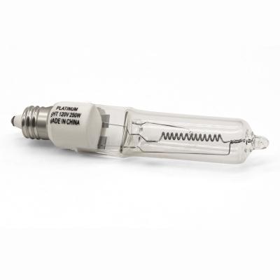 120v 250w E11 Halogen Bulbs 3000k Clear Mini Candelabra Base Lamps