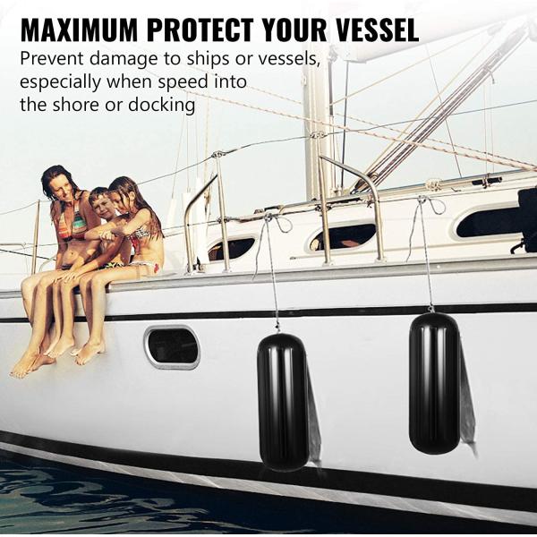 Factory direct sale  fender foam filled for small boat inflatable PVC boat fender bumper for yacht type HTM