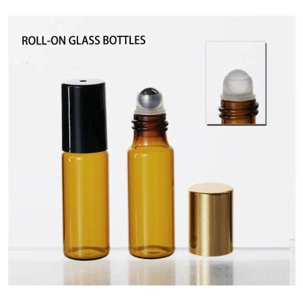 Подгонянный упаковывая крен масла массажа золота пластиковый на бутылке с винтом вверх по крышкам