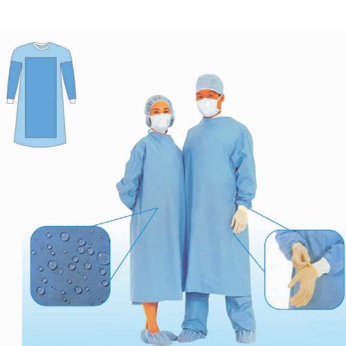Reinforced surgical gown in SMMS with alcoholo resistant  and antistatic treatment