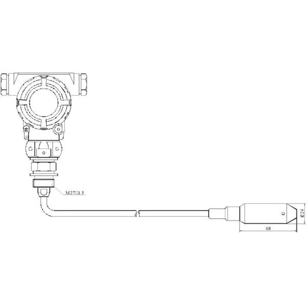 GXPS 400M Fluid Level Meter Split Level Transmitter with 0.25% Accuracy and Intrinsically Safe Design