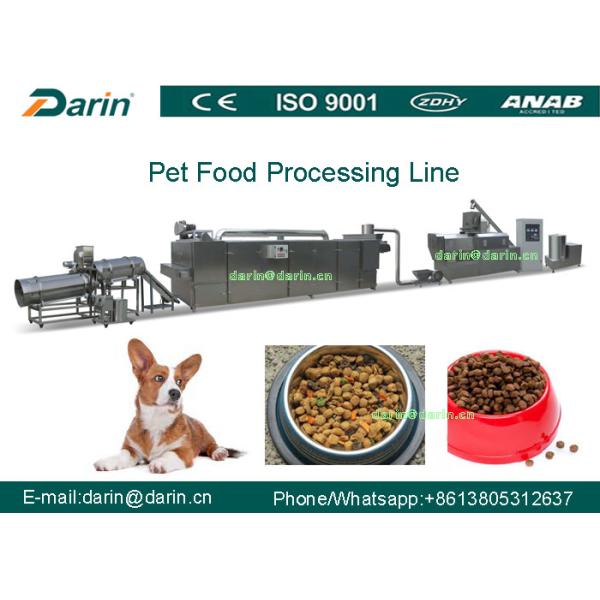 Máquina da extrusora dos alimentos para animais de estimação do bom desempenho inteiramente contínua e automática