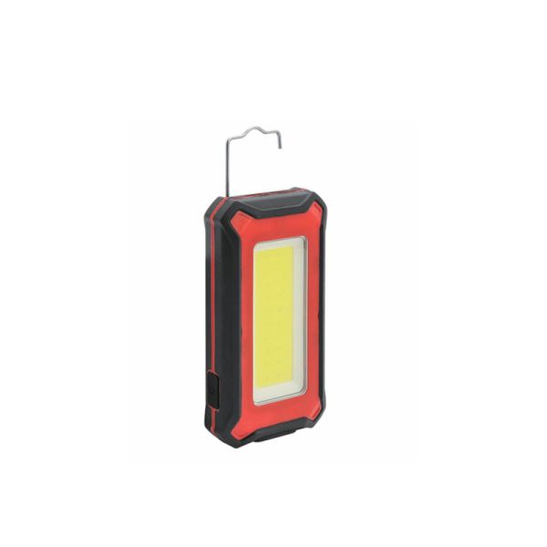 Rubber-Coated Pocket Work Light (900lm, Magnetic/Hook) – for Auto Repair, Camping, DIY