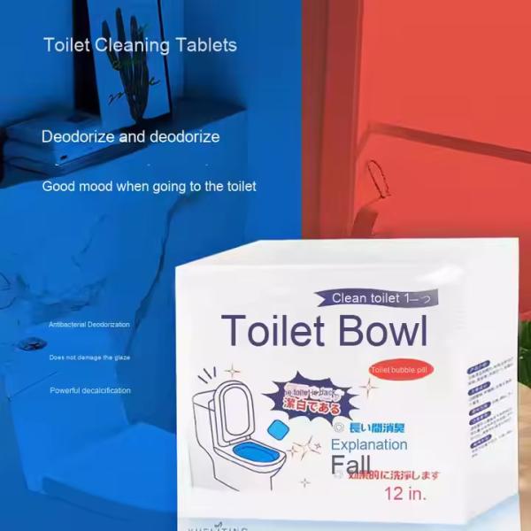 Bathroom Stain Remover Home Use Descaling Deodorizing Odor Effervescent Toilet Cleaner Tablets