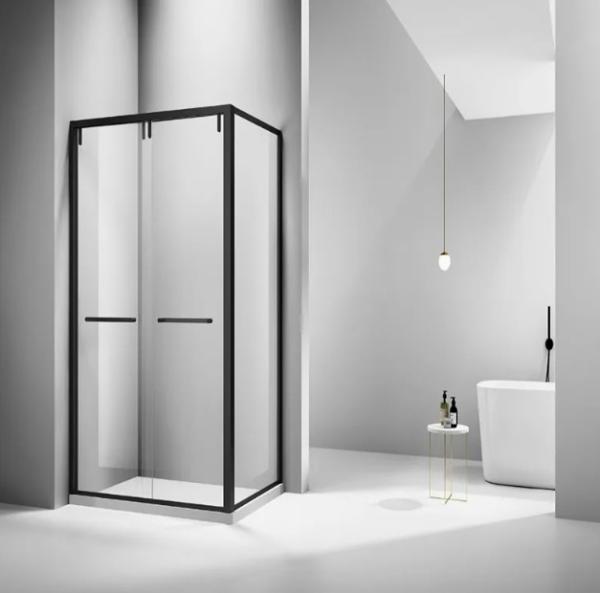 Glass Shower Enclosure Frame Single Custom Made Semi-Frameless Door Modern Glass Shower Doors