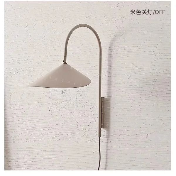 Designer Retro Lamp Wall Minimalist Adjustable Sofas Reading Light Arum Wall Lamp(WH-VR-160)