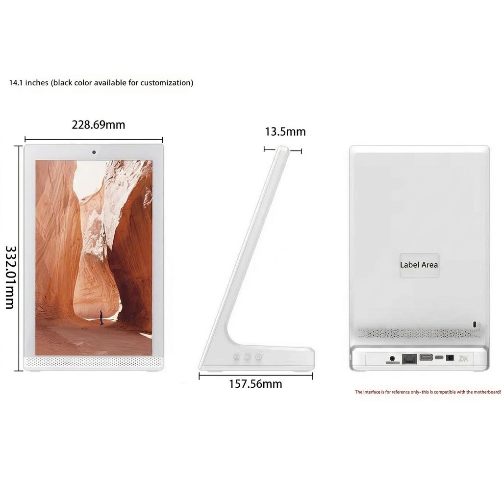 L-Type Desktop Digital Advertising Display with 10.1