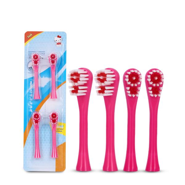 Colorful Replacement Double-sided Brush Heads for Kids Electric Toothbrush