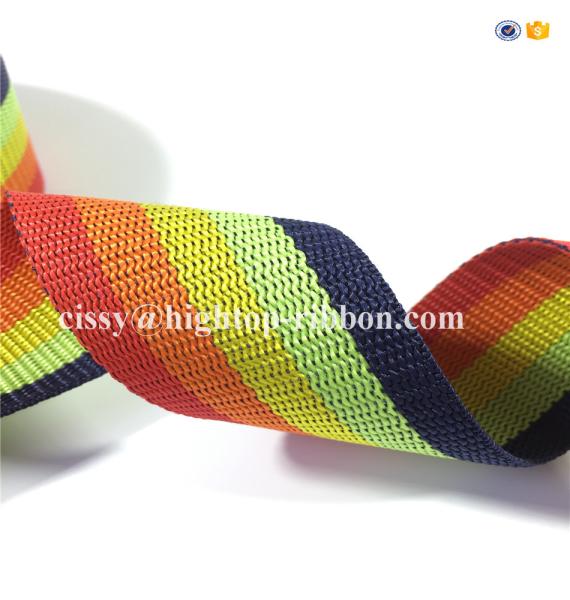 PP woven webbing for bags,woven colored pp webbing for shoulder bag,hight quality,refelective,stock webbing