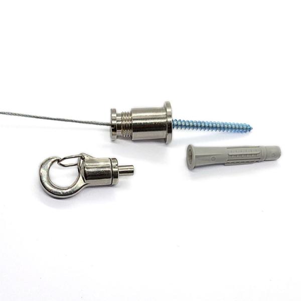 Adjustable Suspension Cable Kit with Gripper for Lighting Systems