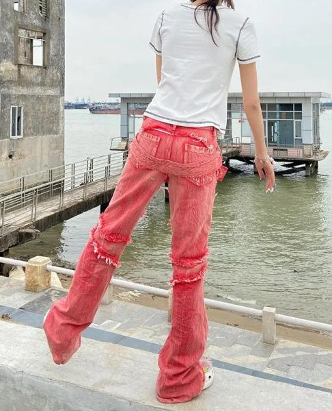 custom Plain Jogging Pants women's jeans pant
