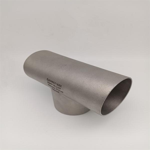 Butt-welding Equal Tee Connection Fittings Normal Clamped Silver Type Tee