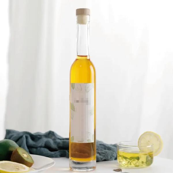 375ml Capacity Decal Surface Beautiful Empty Bottle for Bottled Fruit Wine and Baijiu