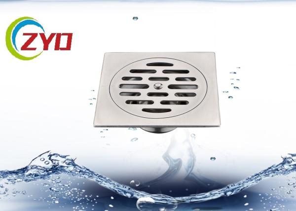 Removable Bathroom Floor Drain Millor Polished Surface Plastic Seal