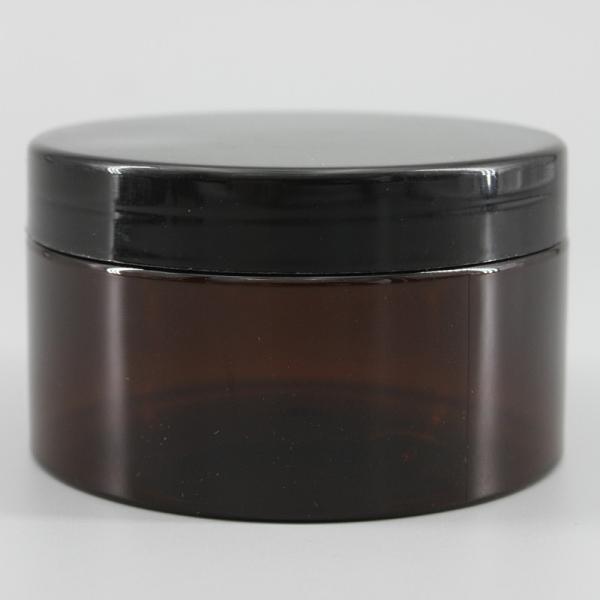 Frascos cosméticos do vintage 220ml transparente de Brown 51mm