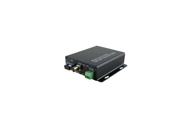 1080P@30Hz 1 Channel HD SDI To Fiber Converter For Security System Single Mode 1310nm
