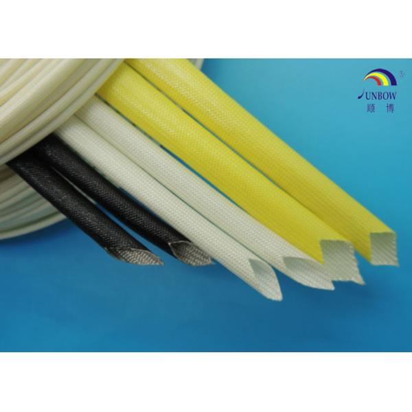 Flame Resistant Acrylic Fiberglass Sleeving for Wire Insulation , Colorful Electrical Sleeve , Wire Harness