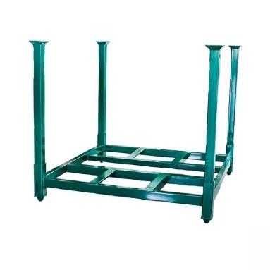 Heavy Load Foldable Fabric Roll Storage Rack , Warehouse Stackable Steel Storage Racks