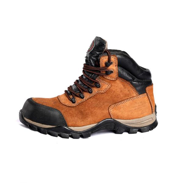 Oil Slip Resistant Steel Plate Work Boots Penetration Resistant Industrial Safety Men Steel Toe Shoes