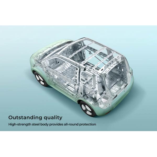 28kWh Chang'An Lumin Mini EV Car Used Slow Charge 9.5 Hours