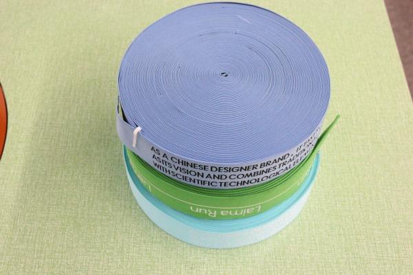 Elastic Tape Rolling Machine Easy Operate Plastic Packing Tape Machine For Apparel Belt