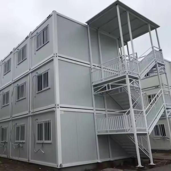 Portable Site Accommodation Prefabricated Modular Labor Flat Pack Container Cabin