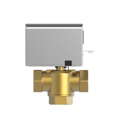Hydraulic Electric Motor Valve / Central AC Fan Coil Motorized Diverter Valve