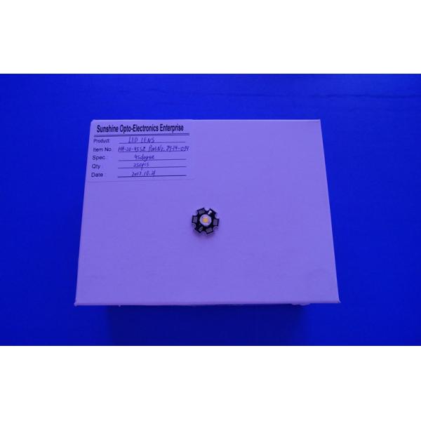 1W Optical Led Spotlight Lens PMMA Led Lens With Small Bead Surface