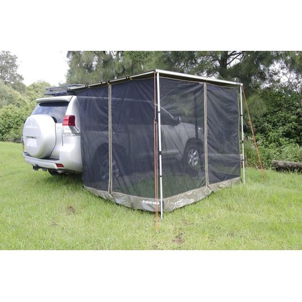 4 Square Meters Car Side Awning Anti Mosquito Tent Net in Grey