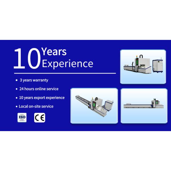 6015 CNC Tube Laser Cutter Pipe Fiber Laser Cutting Machine For Pipe Cutting t