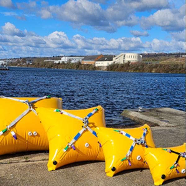 Форма подушки Подводная надувная плоская спасательная воздушная сумка