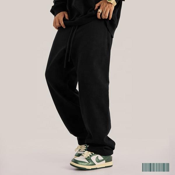 Roupas de rua personalizadas para homens Calças de corrida Calças com tecido respirável e perna larga