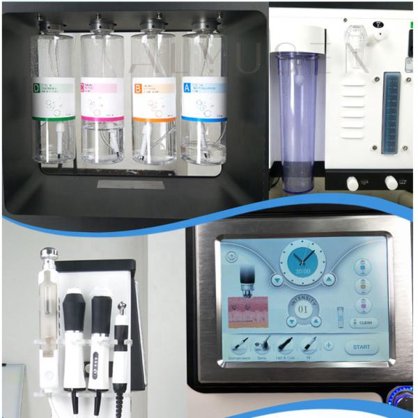 Лицевая машина 7 красоты гидры в 1 корке Hydrodermabrasion воды с анализатором кожи