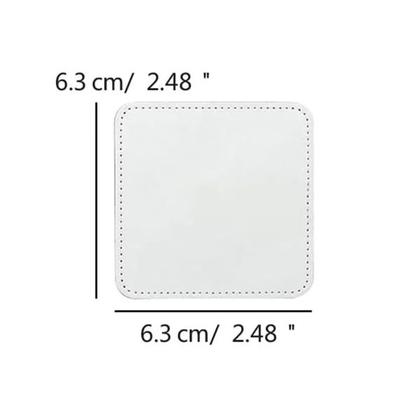 Different Shapes Blank Sublimation Leather Patches For Hat Shirt Dress Sweater Jeans Bags