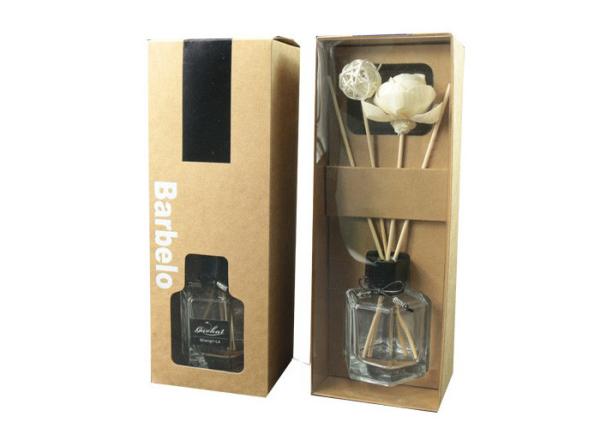 Hot Stamping Custom Cosmetic Box Packaging , Perfume Sample Box With Magnet