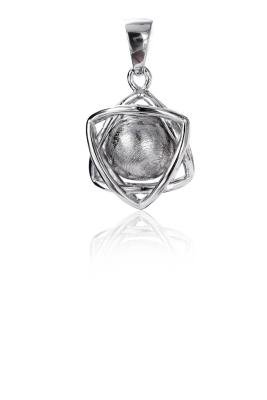 Lucky Star Meteorite Bead 925 Sterling Silver Jewelry Adorable Pendant