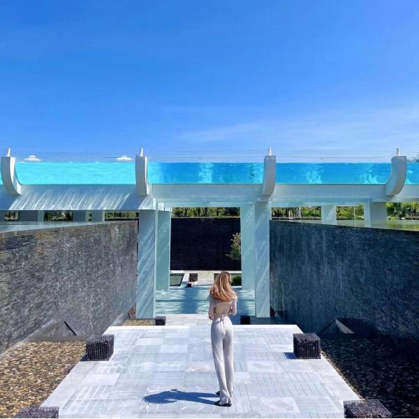 Piscine de villa transparente dans le style AUPOOL Massage acrylique Baby Spa Piscine