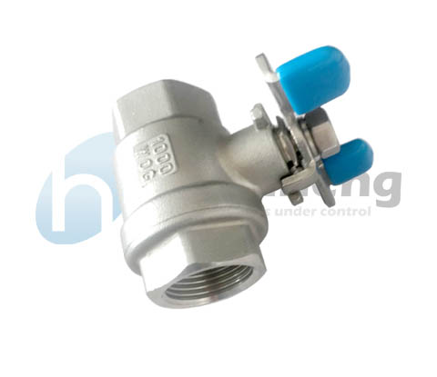 Butterfly Handled 304 Stainless Steel Ball Valve CE Certificate