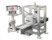 Máquina de enchimento de líquido químico / molho / óleo totalmente automática com tela sensível ao toque de 7 