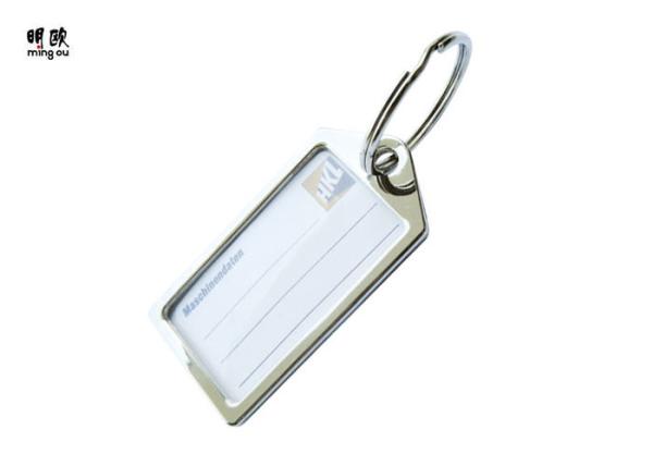 Cute Printable Luggage Name Tags Keychain Zinc Alloy Material