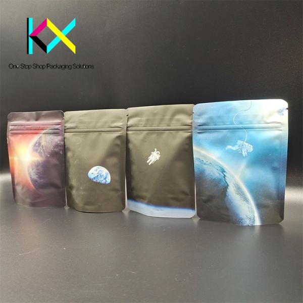 Customization Pet Food Packaging Bags 3.5g Resealable Smell Proof Mylar Bags