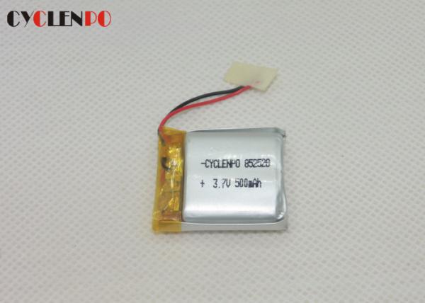 Rechargeable 3.7 V Polymer Lithium Ion Battery , High Voltage Lithium Polymer Batteries 500mah