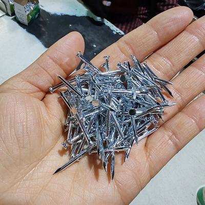 Nails de alta resistência galvanizados eletrônico aço pequenos pregos para concreto