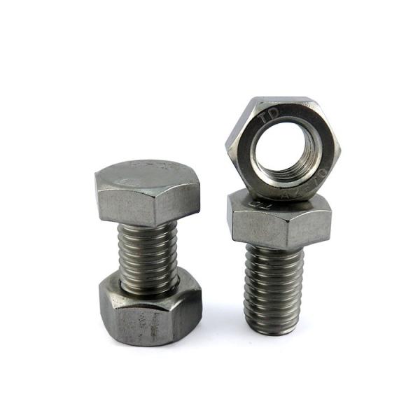 Alta resistencia métrica M6 de cabeza hexagonal perno de acero inoxidable 316 personalizado